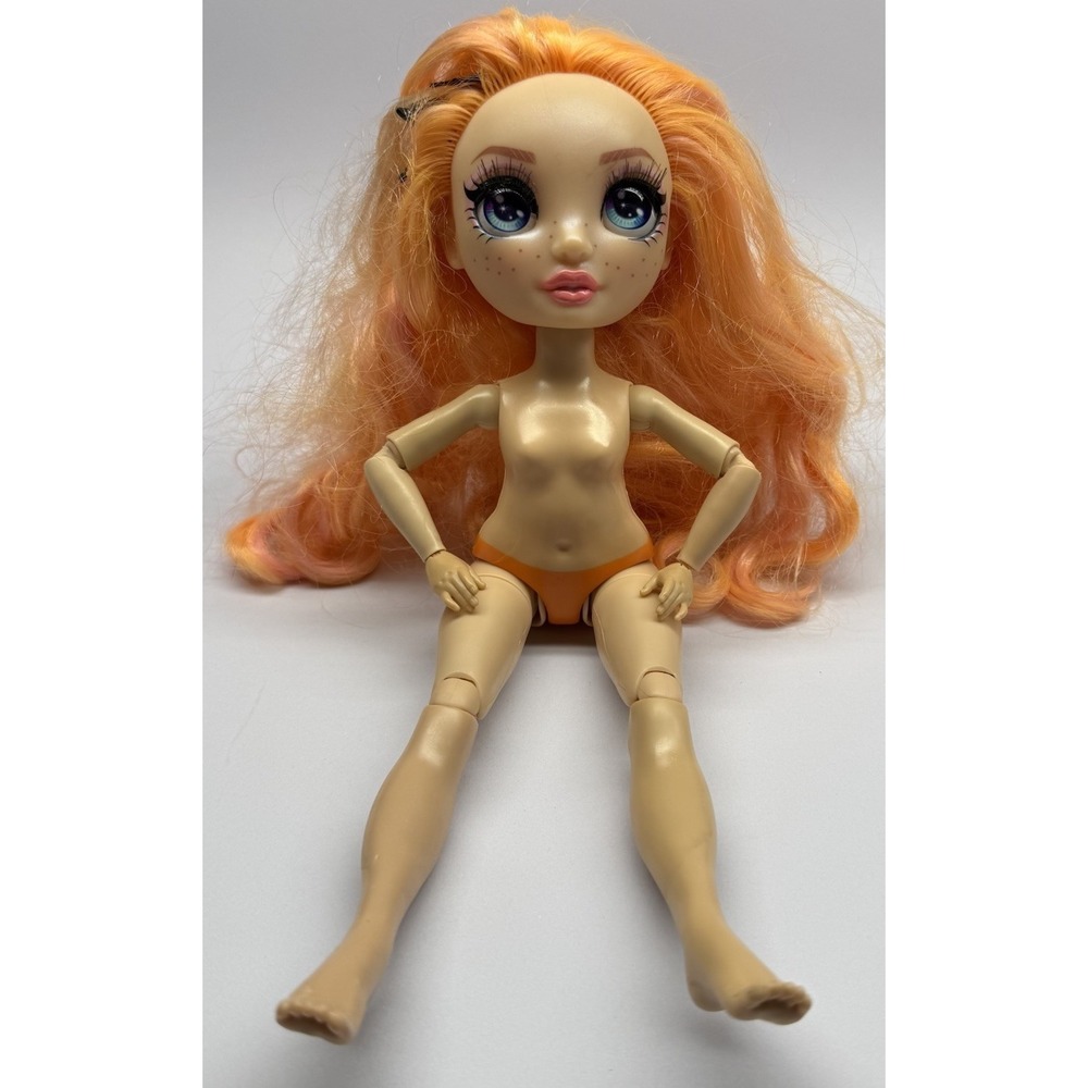 MGA‎ Rainbow High Poppy Rowan Doll Orange Wavy Hair 11 inch Fashion Doll